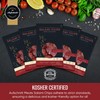 Meats Kosher Salami Chips - Sliced Sausage, Charcuterie Meat -