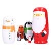 6Pcs Russian Nesting Dolls Gift Wooden Painted Art Crafts Cartoon