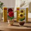 Sacblirr 6 Set Mini Flower Bonsai DIY Potted Plant Building