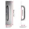 Sumnacon 4PCS Stainess Steel Door Push Plates,Sturdy Door Handle Plates