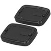 2pcs Front Brake Fluid Reservoir Cap Motorcycle Upper Fuel Tank