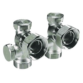 SOMATHERM FOR YOU, 601521402 H-Mono/Bitube Wall Connection Valve 3/4ek-3/4 for Radiator with Integrated Fitting, Heater, Radiator Accessories