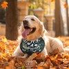 Sanwuta 120 Pcs Fall Dog Bandanas Bulk Thanksgiving Dog Bandanas