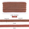 PH PandaHall 32 Yards Brown Braid Tirm for Sewing, 0.6