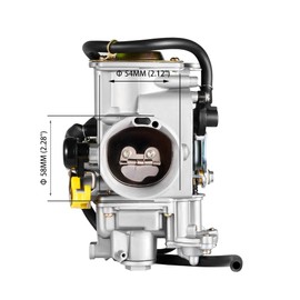 PUCKY Carburetor For Honda Sportrax 400 TRX400EX 2x4 1999-2008 ATV, TRX400X 2x4 2009-2015 TRX 400 Replaces 16100-HN1-A43