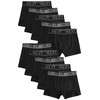 NEXT Pack of 10 Briefs, Black With Grey Waistband