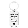 New Driver Gift Keychain for Nephew Funny 16 Birthday Gift