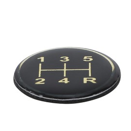 NOLITOY Car Gear Shift Sticker Durable Epoxy Manual Transmission Replacement Part Fit for Gear Shift Knobs Quick Installation Unique Style for Automotive Interior Decoration