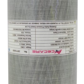 Acecare 6.8L CE 300bar 4500psi High Pressure Fully Wrapped Composite Cylinder With Aluminum Liner for Diving RebreatherMaterial: Composite Material