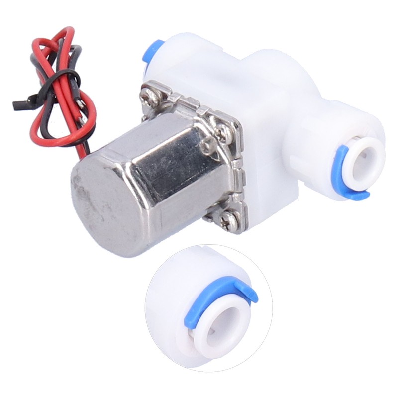 1/4in Solenoid Valve Drinking Water Quick Connector Bistable Pulse Hydraulic