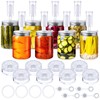 Yiyiring 8 Set Fermentation Kit for Wide Mouth Mason Jar