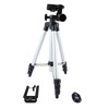Camera Tripod with Mobile Phone Holder Portable Extendable Travel Camera