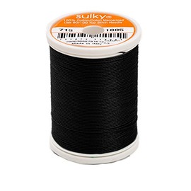 Sulky Cotton Thread 12 wt 330 yd Black