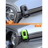 Savadicar 2-Piece Green Hood Latch Trim Cover for Jeep Wrangler