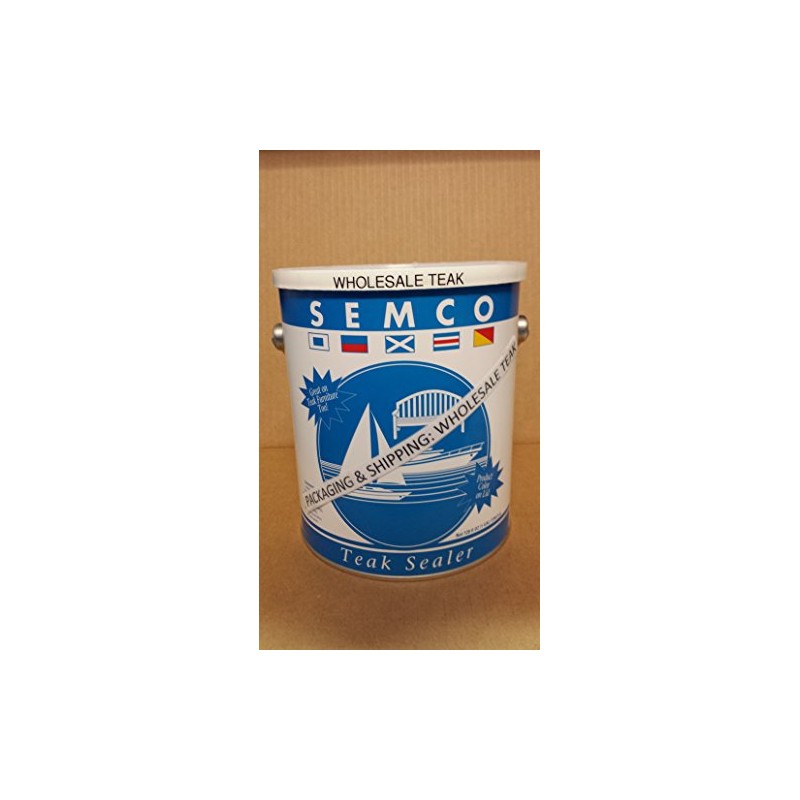 WholesaleTeak Semco Teak Sealer 1 Gallon Natural Sealant Protector -Natural