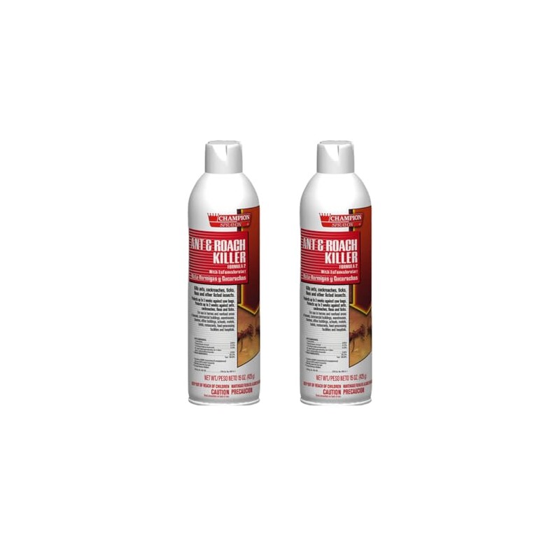Indoors, Champion Sprayon Ant & Roach Killer net 15 oz..