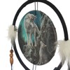 Dream Catcher Wolf + Puppy Gothic Esoteric Magic Indian Feathers