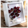 GSHUR 3D Shadow Box (22 x 22cm) Deep Frame for Objects up to 6.5 cm Object Frame for Filling, 3D Display Box for Objects Photos Artworks Memories Flowers Crafts (white,5cm)