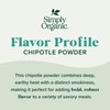 Simply Organic Chipotle Powder, 2.65 Ounce, Dried Smoked Jalapeno Peppers,