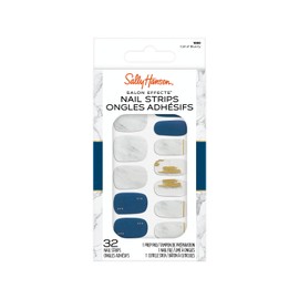 Sally Hansen Salon Effects, Call Of Blue-ty​, Nail Strips, No UV Light Needed, No Dry Time, Long-Lasting, Non-Damaging, No Chipping