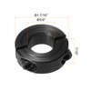MECCANIXITY Shaft Collar 5/8" Bore Double Split Carbon Steel Clamping