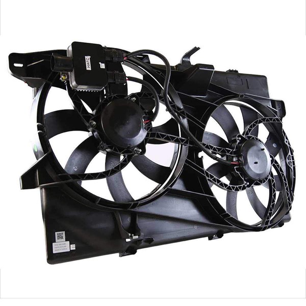 AutoShack FA721394 Radiator Dual Cooling Fan Assembly with Controller Replacement