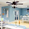Prasacco 4 Pcs Ceiling Fan Pulls Light and Fan Pull