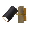 Trio Leuchten Marley 802400180 Spotlight Metal Black Matt / Brass