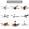 2 Pack Universal Ceiling Fan Remote Control Kit - 3-in-1