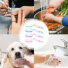 HoAhaMay 8 Pieces Nail Brush Plastic Handle Nail Cleaning Brush