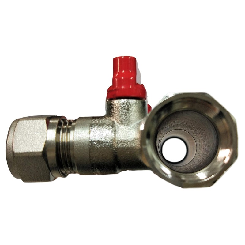 5 Loop Plumbing Manifold w/ 1" trunk & 1/2" pex