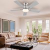 Mpayel Ceiling Fans with Lights, 46'' Indoor Low Profile Ceiling