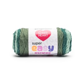 Red Heart Super Easy Shady Grove Yarn - 3 Pack of 198g / 7oz - Acrylic - #6 Super Bulky - 189 Yards - Knitting/Crochet