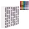 LOLYSIC 2 Pack 64 Grids Craft Paint Storage Organizer -