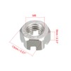 sourcing map M8 x 1.25mm Pitch 304 Stainless Steel Slotted