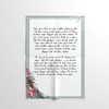 Notepads, writing pads, winter branches, DIN A6 format, 10 pads.