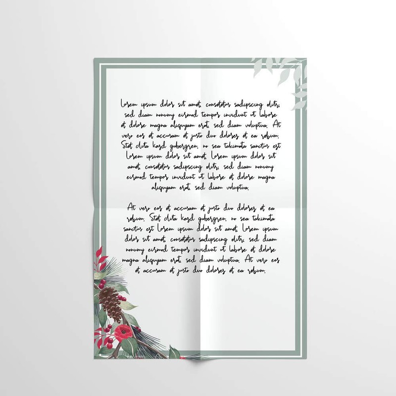 Notepads, writing pads, winter branches, DIN A6 format, 10 pads.