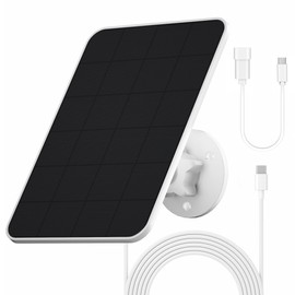 Solar Panel for eufy Camera,Security Camera,4W Solar Panel with Micro USB