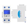 Single Phase DIN Rail Energy Meter, Voltage Current Power and