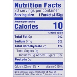 Crystal Light Sugar-Free Orange On-The-Go Powdered Drink Mix 120 Count