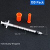 1mL 30Ga 1/2 Inch (13mm) Lab Supplies Syringe, Disposable Individually
