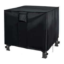 Sakeye - Funda para hoguera de gas cuadrada de 30 x 30 x 25 pulgadas, resistente al agua, para chimenea, cubierta de mesa de 28 a 30 pulgadas, para exteriores, resistente al aire última intervensión, para muebles de patio, patio, cuadrada, 30 pulgadas de