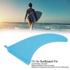 Surfboard Fin PVC 13.1in Blue Thruster Fin Surfing Board Accessories