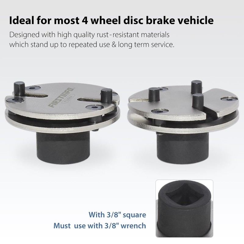 FIRSTINFO F3298A Universal 2&3 Pin Adjustable Auto Disc Brake Pad