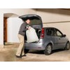 3 Pcs Breathable Canvas Laundry Drawstring Bags with Carrying Handles,