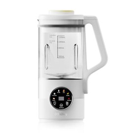 DSkiley Nut Milk Maker Machine – 40oz Glass Almond, Soy & Oat Milk Maker with Juice Maker – No Soaking Required, Self-Cleaning, Delay Timer, Ultra-Smooth & High Yield (White, 40oz)
