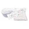BabyBaby Set De Edredón Para Cuna Cama Corral Mod Flores