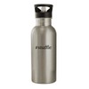 #snaffle - 20oz Stainless Steel Water Bottle, Silver