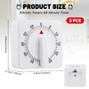 Hejo Pack of 2 Mechanical Kitchen Timer, Kitchen Timer with