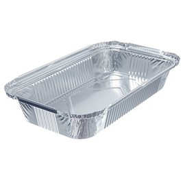 100 Bowls Aluminium Square 0.8 L 218 x 155 x 38 mm